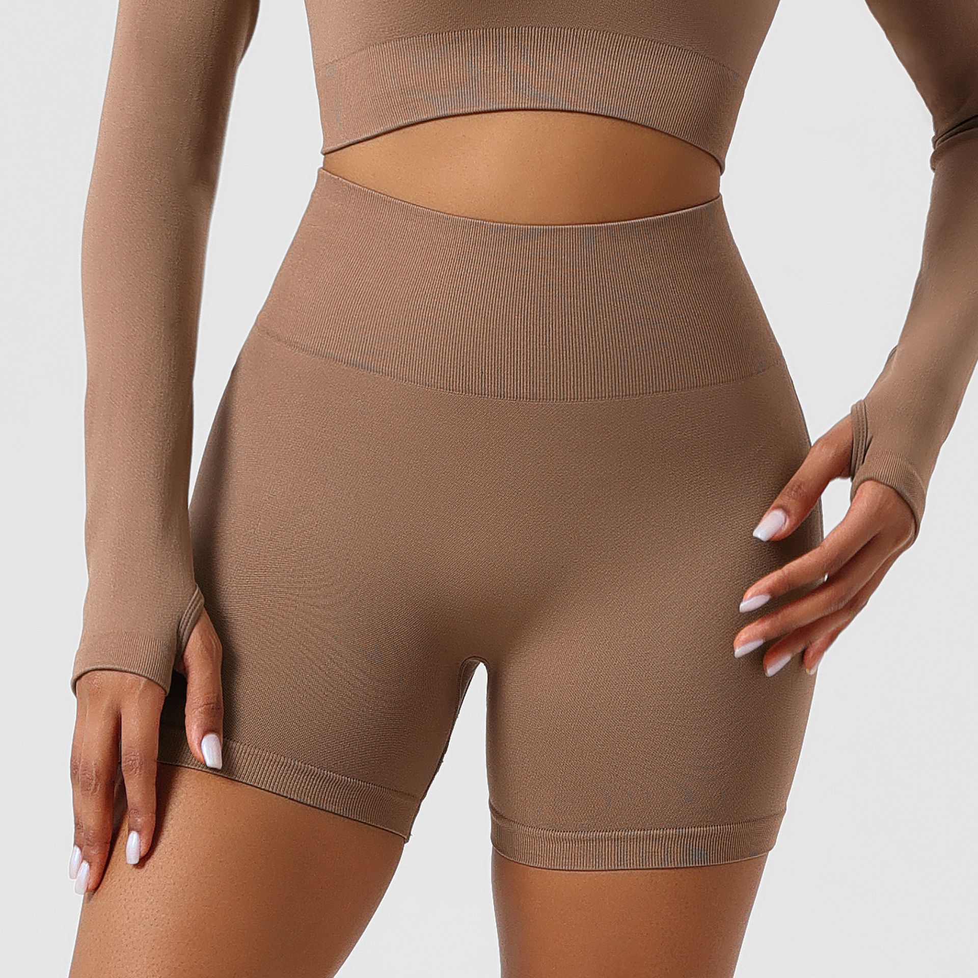 Womens Seamless High Waist Leggings Running Outdoors Workout Activewear Pants